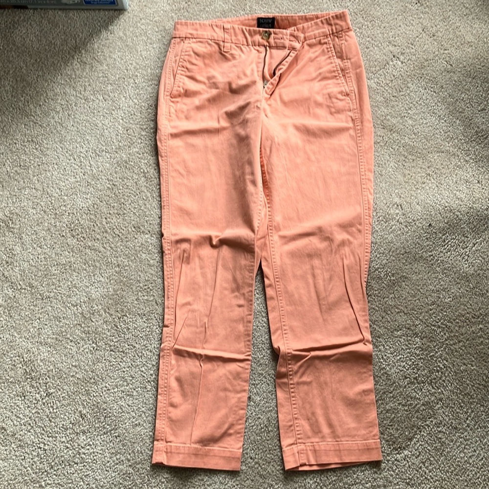 J Crew High Rise Girlfriend Chino